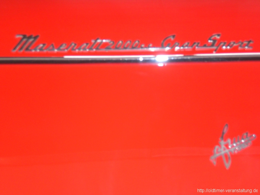 Maserati Gran Sport 2000cc Body lady