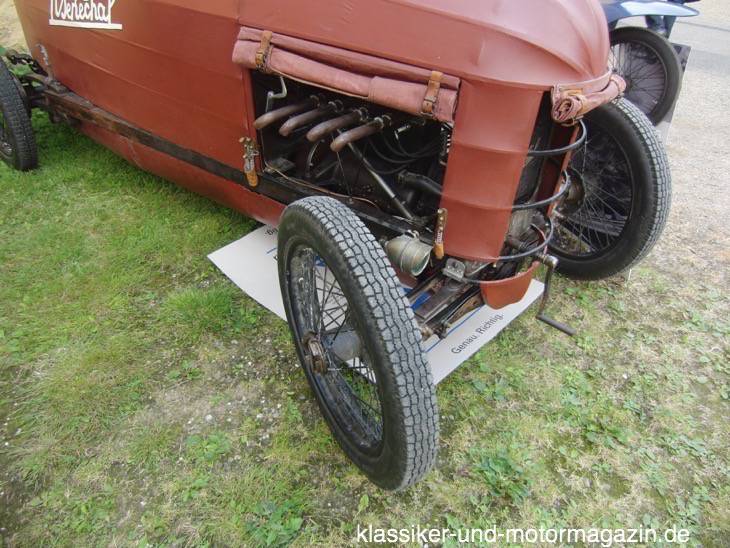 Cyclecar mit Tuchbespannung