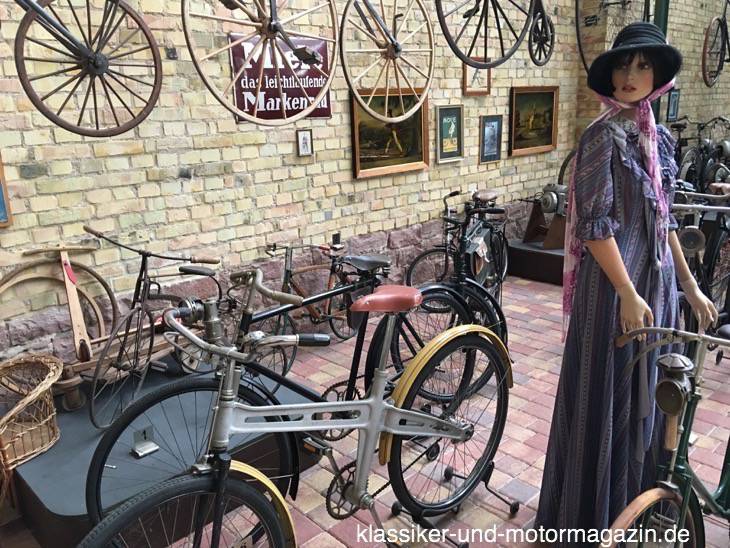 Historische Fahrräder in Ladenburg