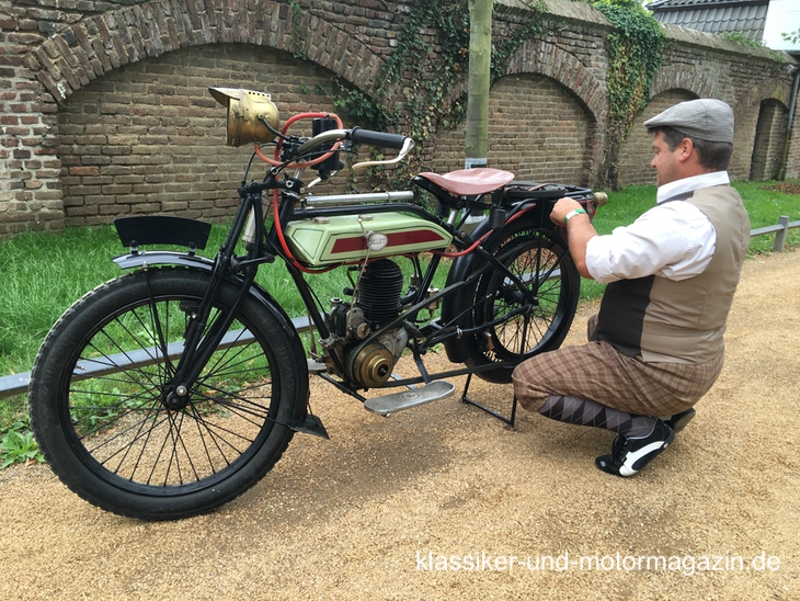 Historisches Motorrad