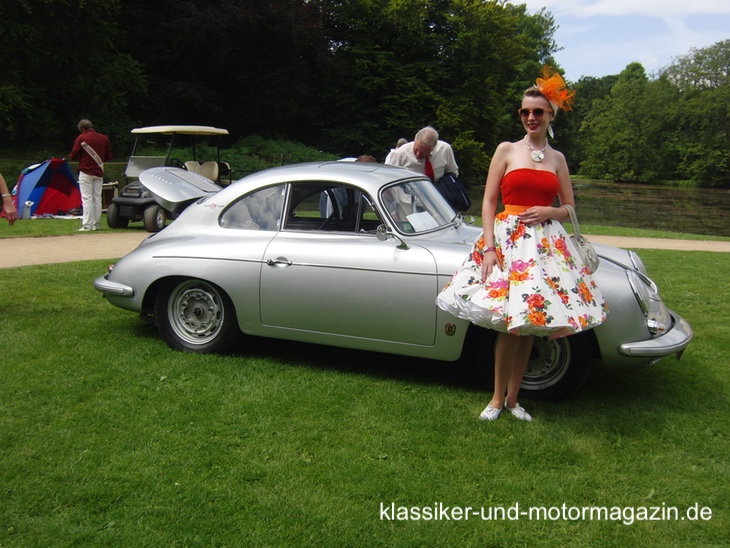 Porsche 356 mit Deko