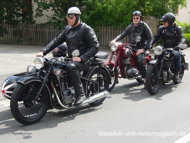 Historisches Motorrad