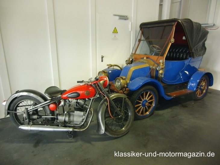 Historisches Motorrad