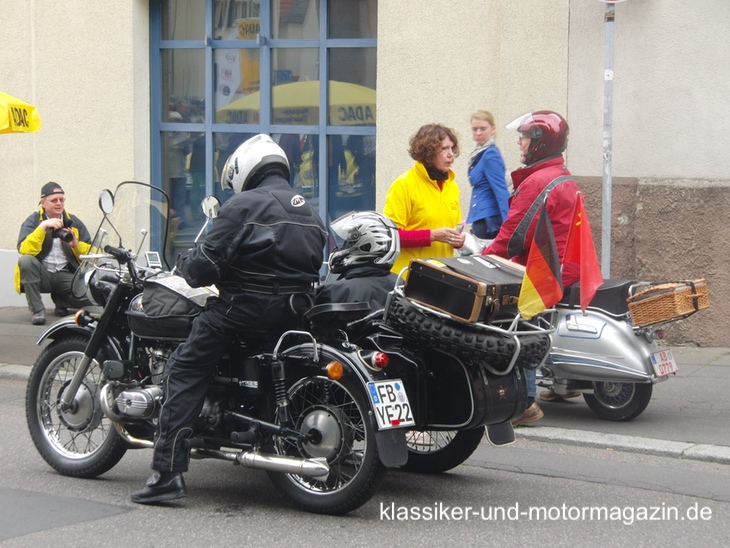 Historisches Motorrad