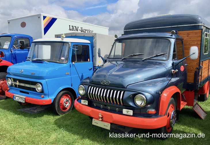 Ford und Opel LKWs
