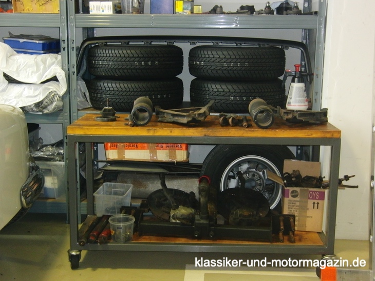 Werkstatt und Reifen