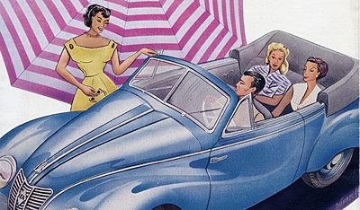 Werbeprospekt IFA F9 Luxus Cabriolet 1953