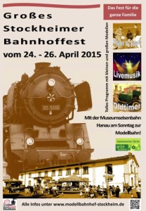 Bahnhofsfest Stockheim 2015