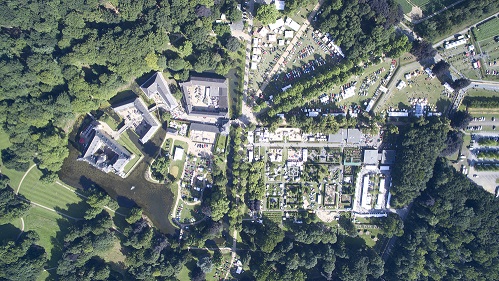 Luftbild Schlosspark Dyk