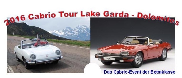 Cabrio Tour Lake Garda 2016