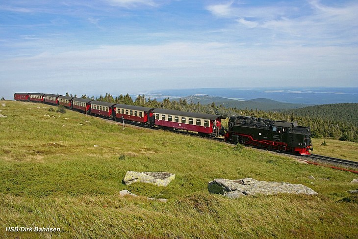 Brockenbahn Talblick Harzer Schmalspurbahnen