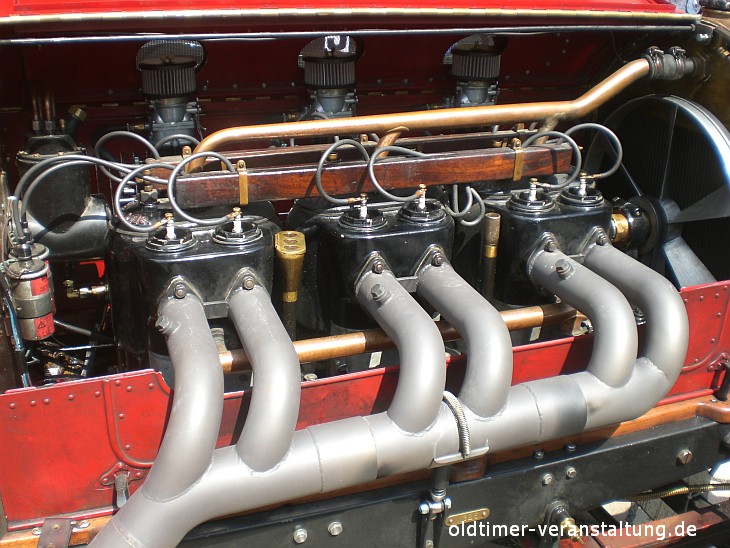 Motor Locomobile Baujahr (USA) 1916 - 6 Zylinder - 90 PS Hubraum 8,5 Liter