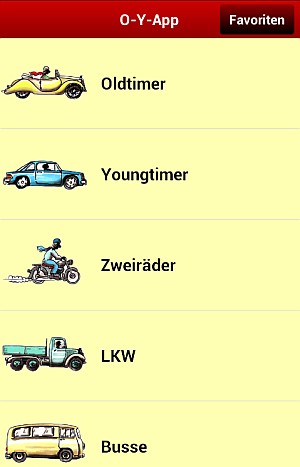 Oldtimer Youngtimer App Android & iOS