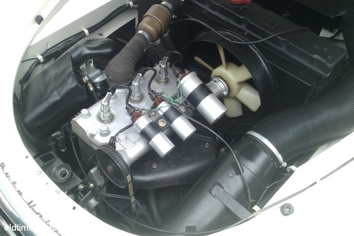 DKW 3-Zylinder Zweitakt Motor