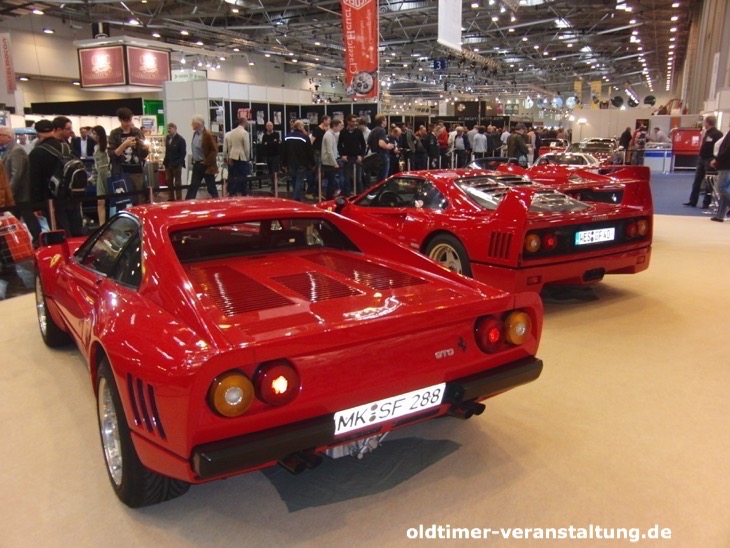 Ferrari auf der Messe Techno-Classica
