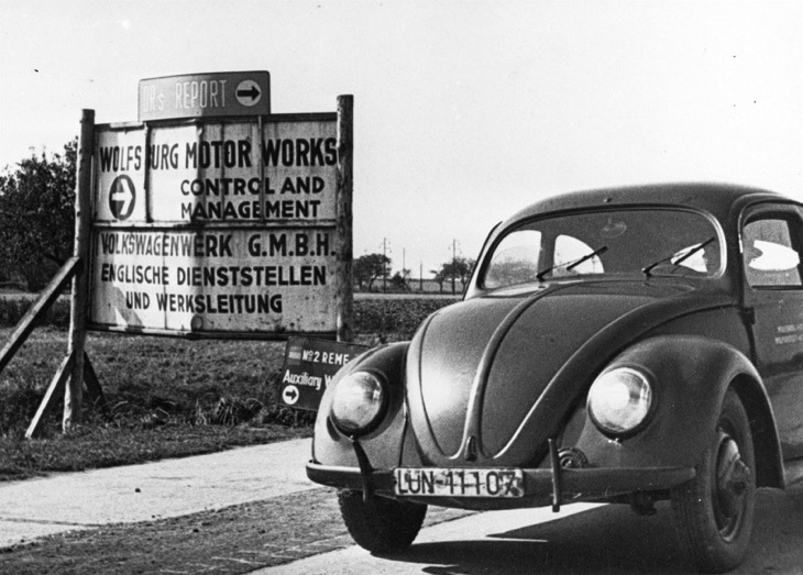 Werksschild Wolfsburg Motor-Works