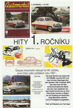 Auszug Zeitschrift Automobil Spartak