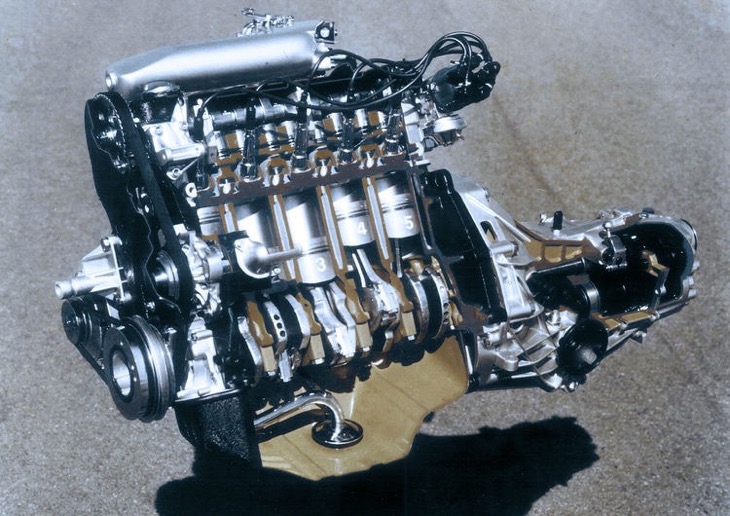 Audi 5-Zylinder-Motor 1976