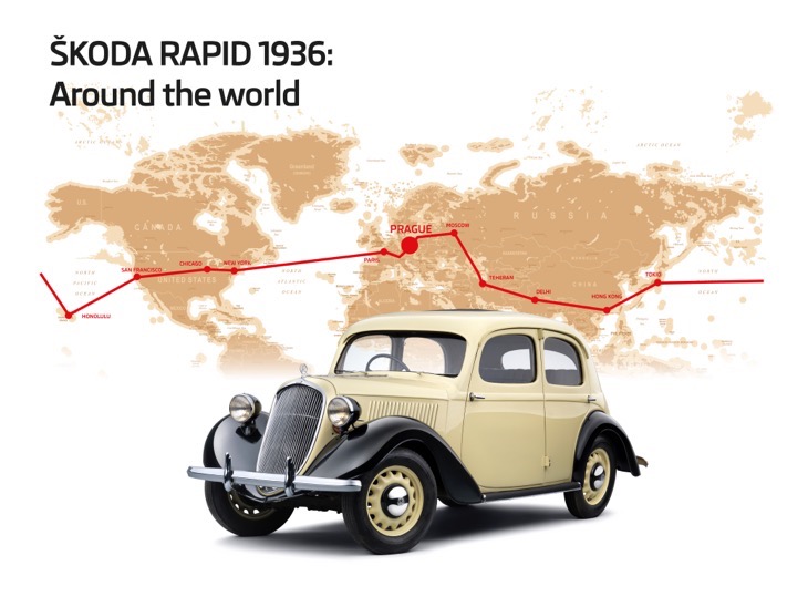 Skoda Rapid Weltreise 1936