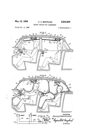 Patent Airbag General-Motors 1955