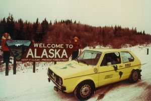 Alaska–Feuerland-Fahrt im Golf 1 mit Fritz.B. Busch