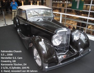 ahrendes Chassis S.S. Baujahr 1938 - Karosserie Tüscher