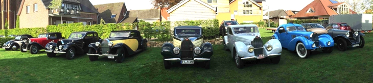 12 Bugatti in Velen