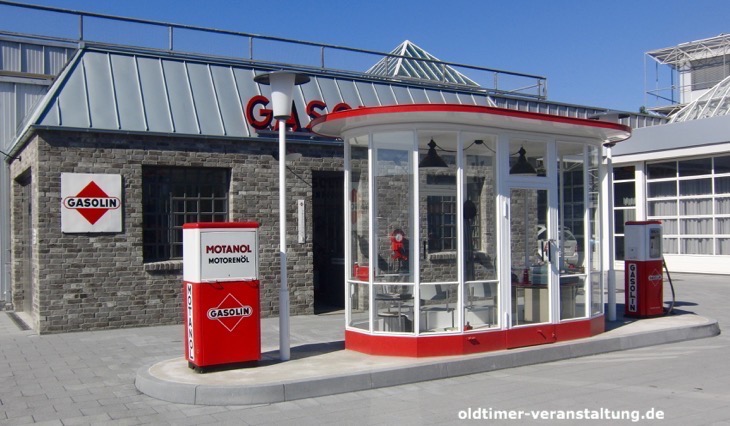 Gasolin-Tankstelle an der Central Garage Bad Homburg