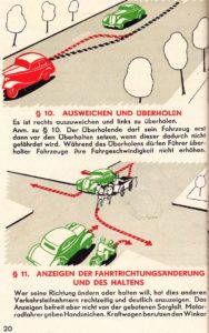 Beispiel für Verhalten im Verkehr aus Lehrbuch für Kraftfahrer 1941