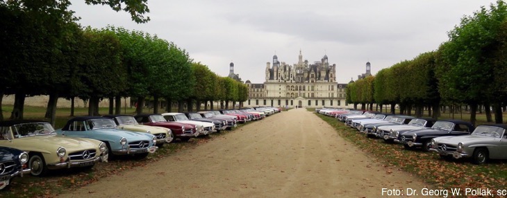 Schlösser der Loire - Mercedes 190SL Treffen