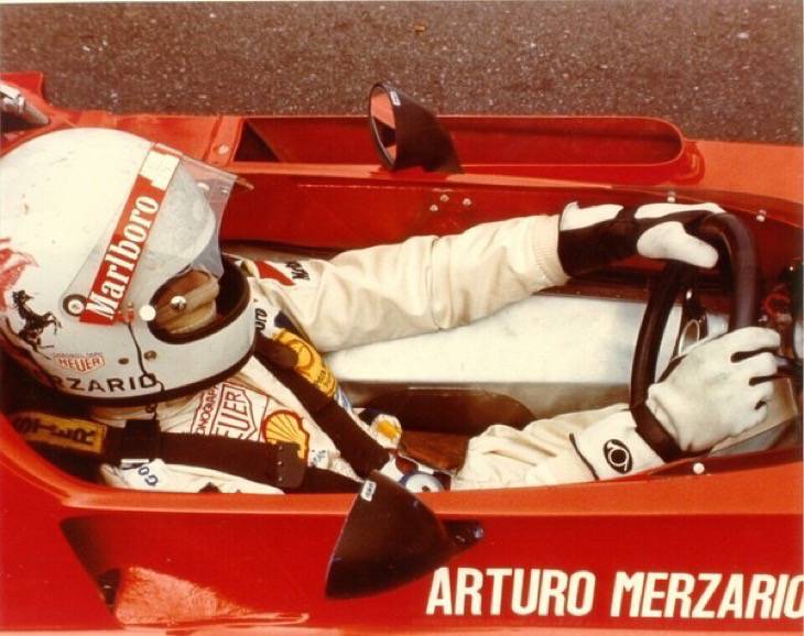 Arturo Merzario im Ferrari