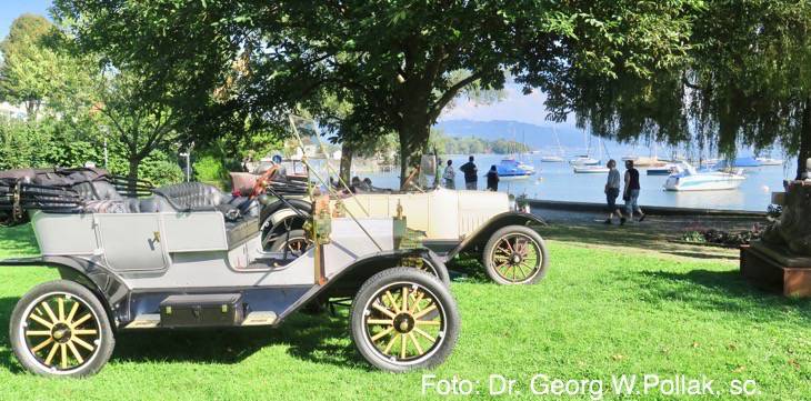 Autos aus der Messingära am Bodensee