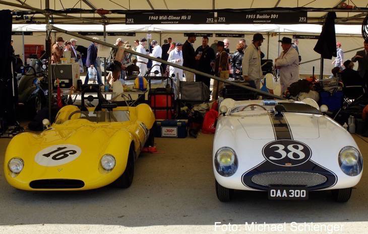 Rennatmosphäre Goodwood Revival 2017