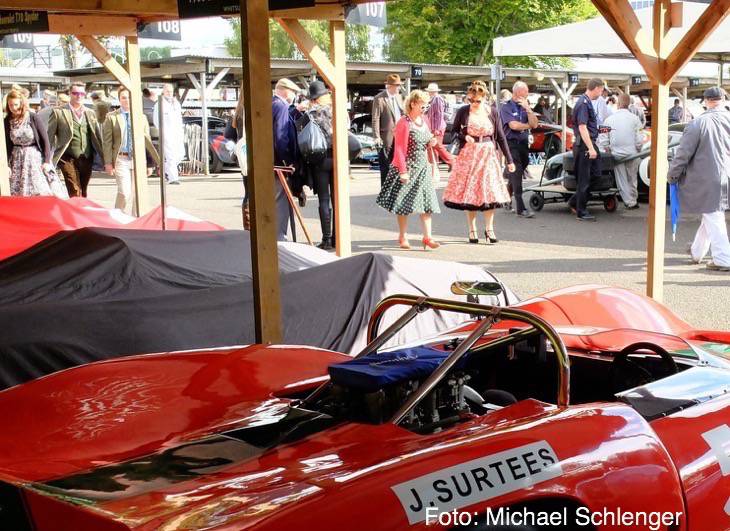 Rennatmosphäre Goodwood Revival 2017