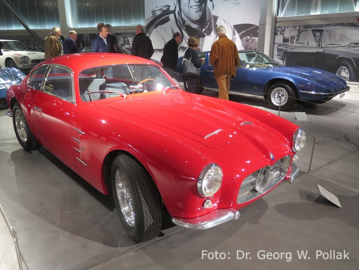 Maserati A6G 2000 Coupé Zagato, 1956Motor: 6-Zylinder in ReiheChassis: 2148Hubraum: 1985 ccmLeistung: 100 PSGeschwindigkeit: 160 km/h