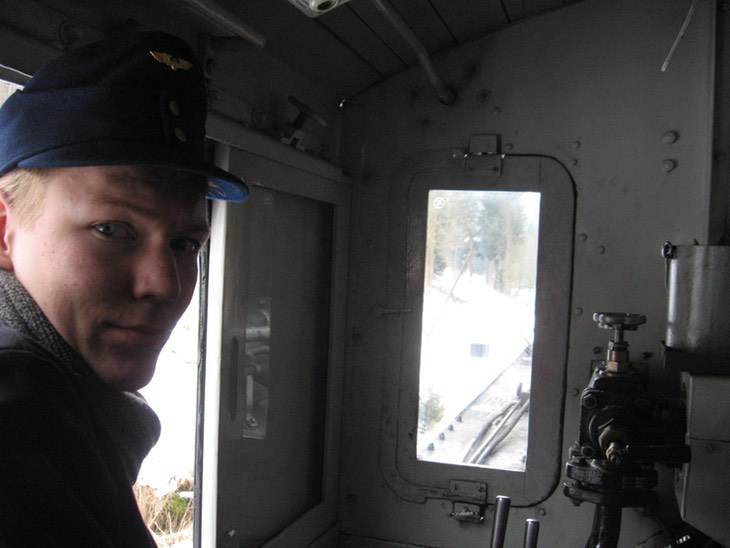 Heizer auf der Dampflok