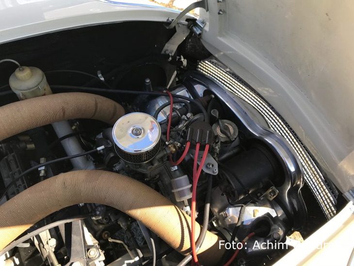 Der luftgekühlte Zweizylinder-Boxer von Panhard wurde bis auf 60 PS leistungsgesteigert