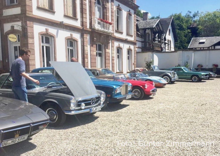 Pause während der Ausfahrt