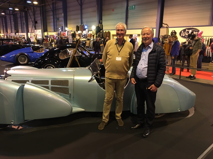 Michel Bugatti und Museums Chef Horst Schultz