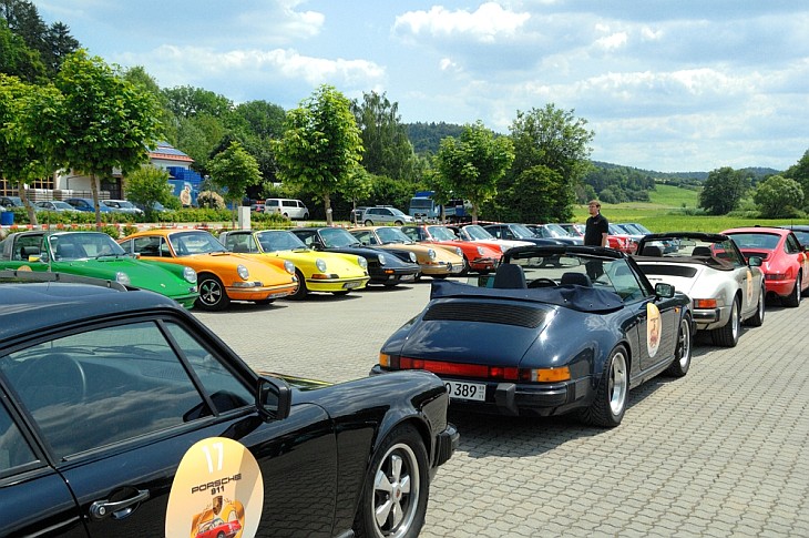 Porsche 911 Veranstaltung des Ofenwerkes mit Zwischenstopp