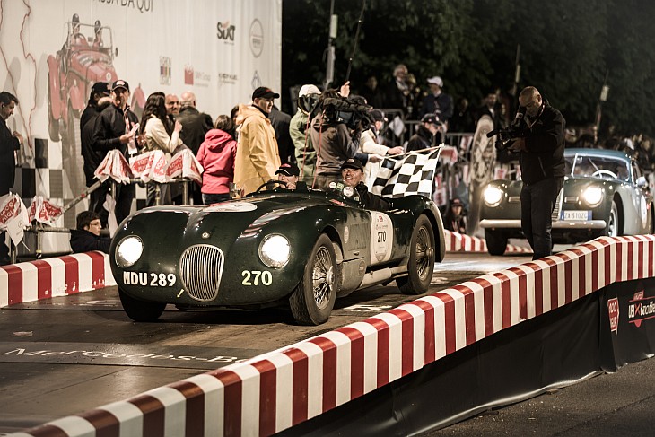 Jaguar Heritage Teilnehmer an der Mille-Miglia