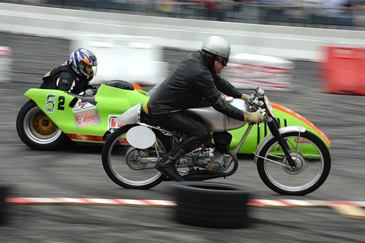 Klassik Sprint Bodensee mit historischen Motorrädern