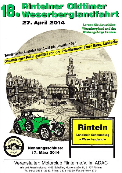 Rintelner Oldtimer Weserberglandfahrt
