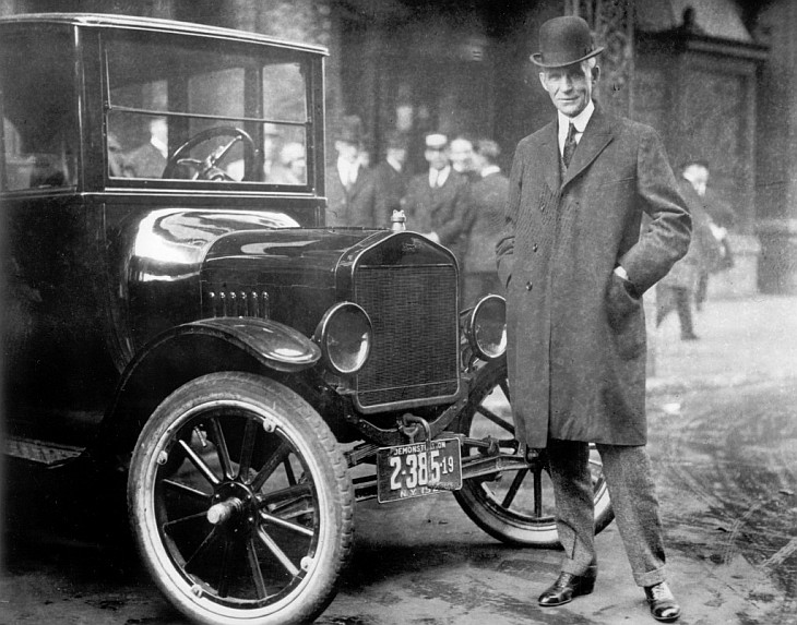 Henry Ford mit T-Modell
