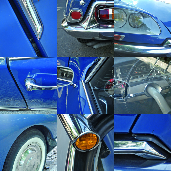 Fotografische Collage "DS-blau"