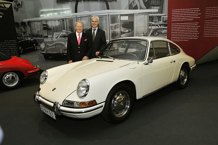 Porsche 911 Ausstellung im Museum 50 Jahre